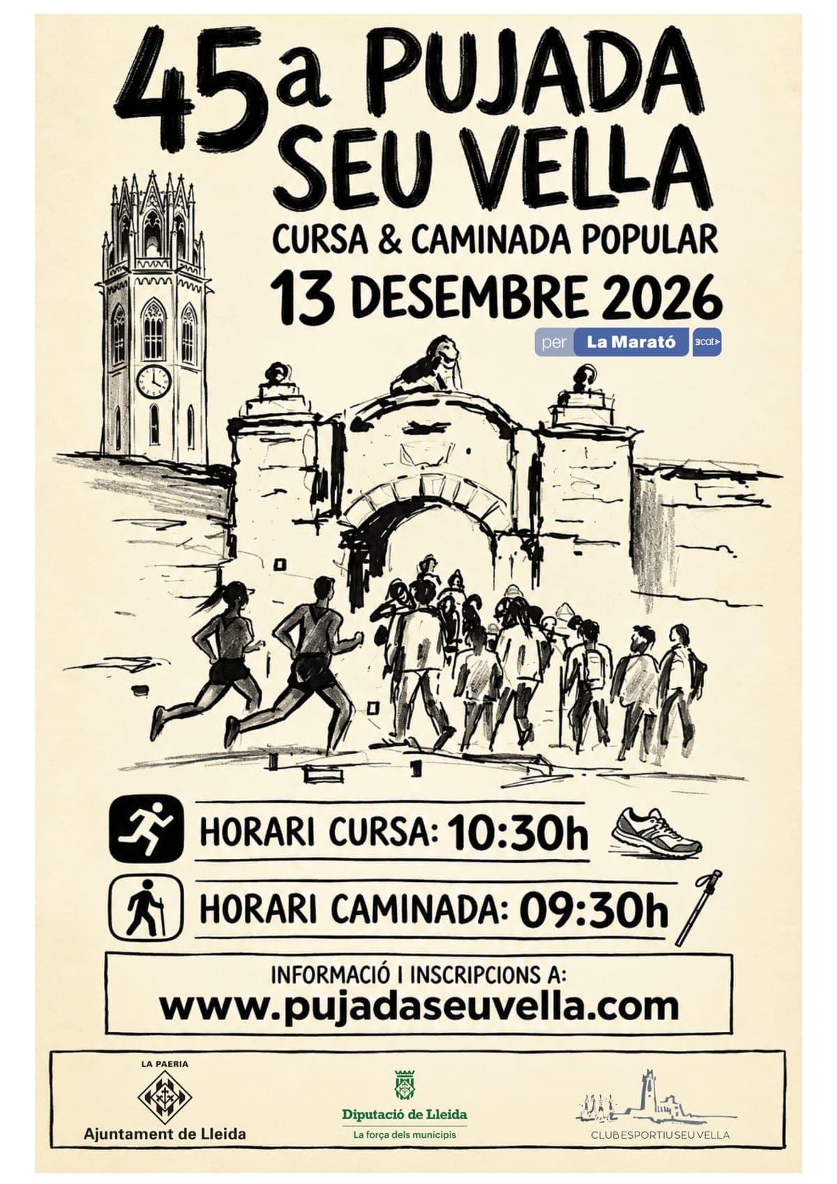 Pujada a la Seu Vella