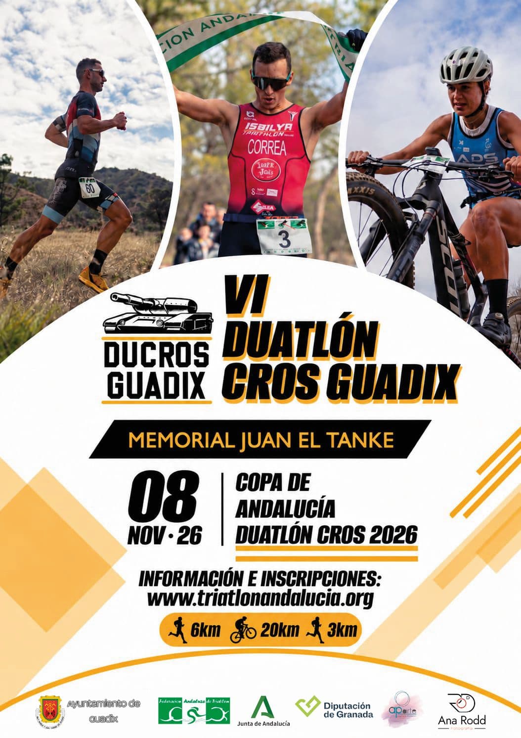 VI Duatlón Cros Guadix Memorial Juan el Tanke
