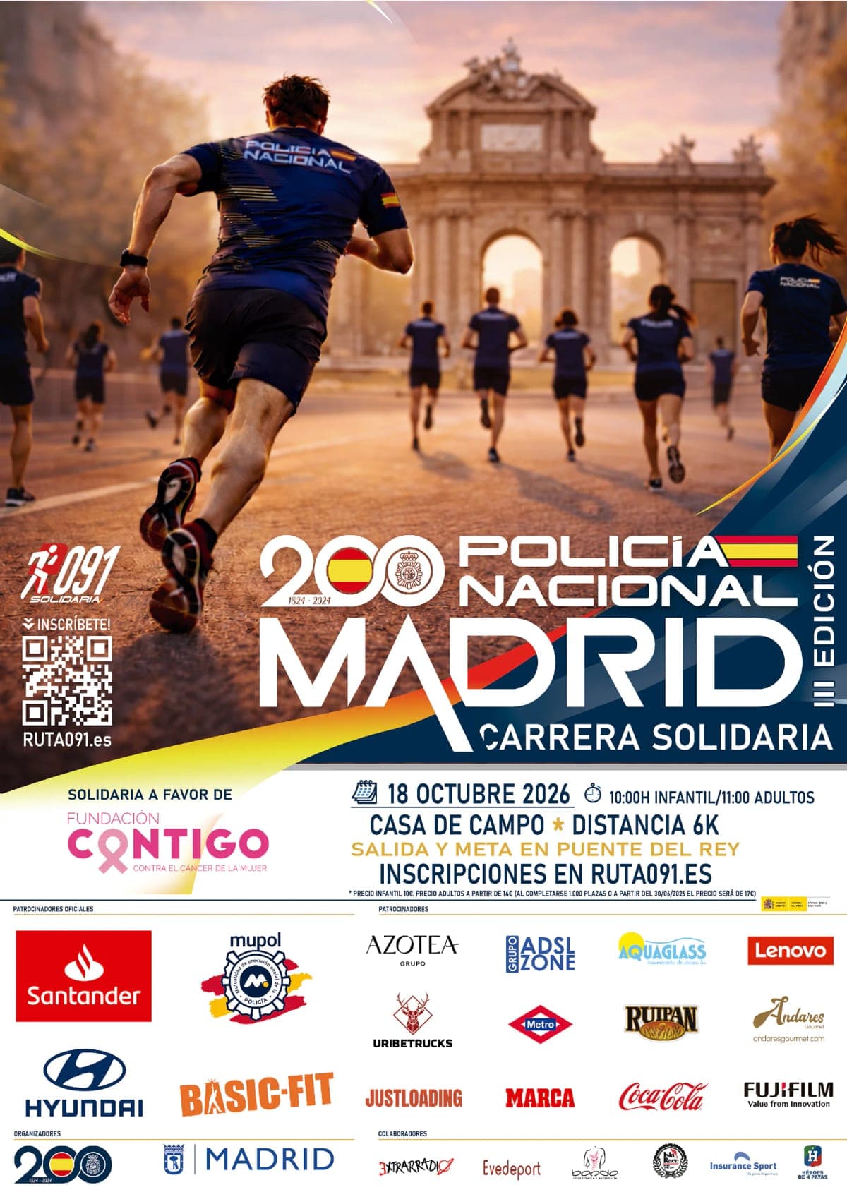 III Carrera Solidaria Ruta 091 Madrid