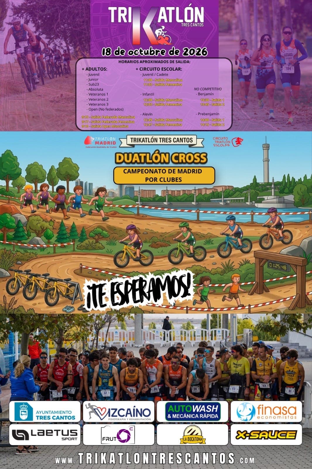 Campeonato de Madrid Duatlón Cross por Clubes - Trikatlón Tres Cantos